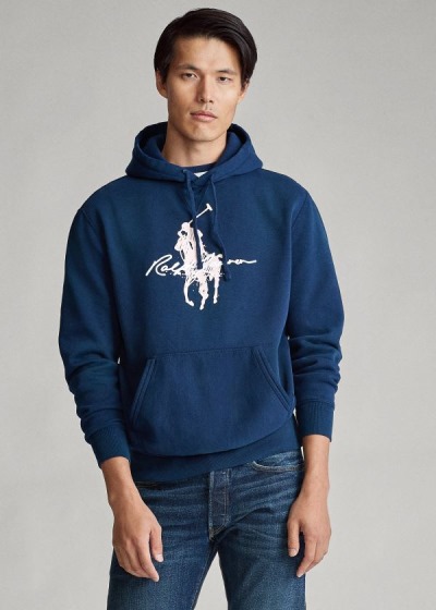 Men's Ralph Lauren Pink Pony Fleece Hoodies | 936058LRO